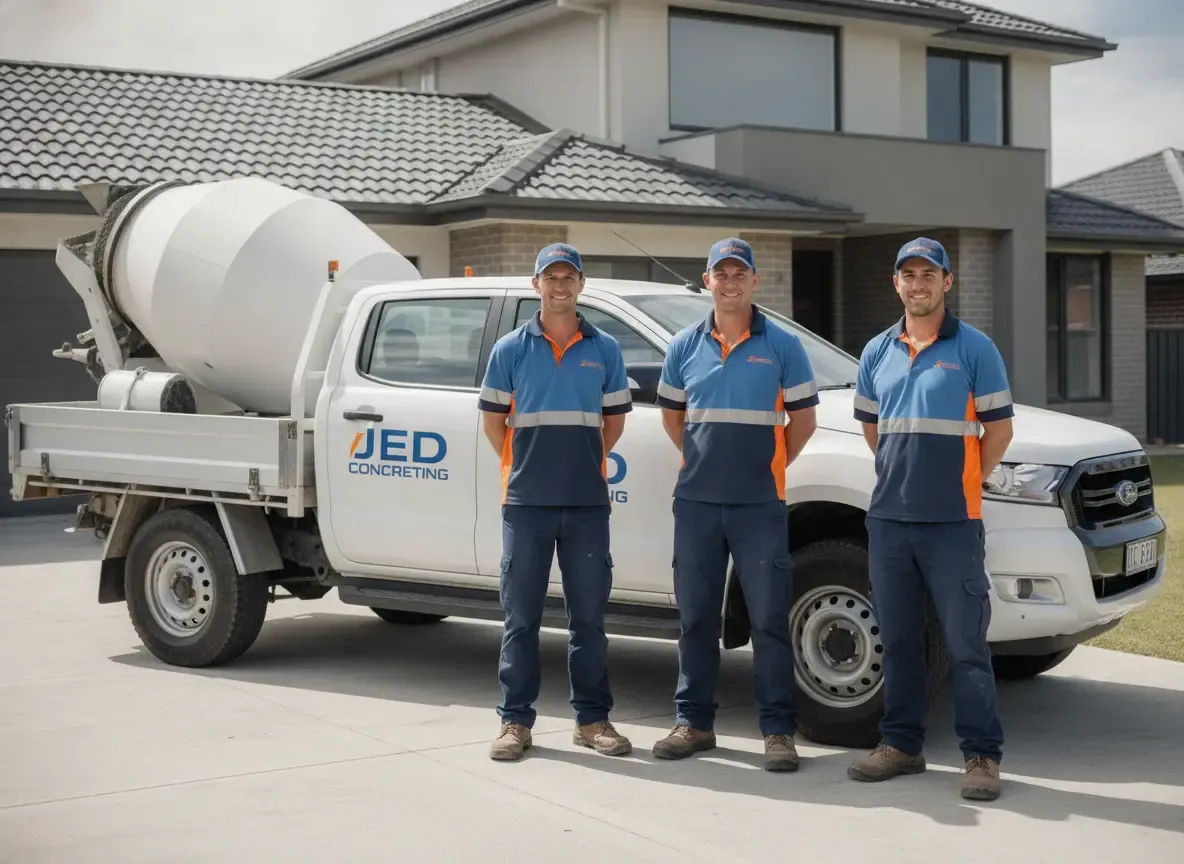 The Jed Concreting team